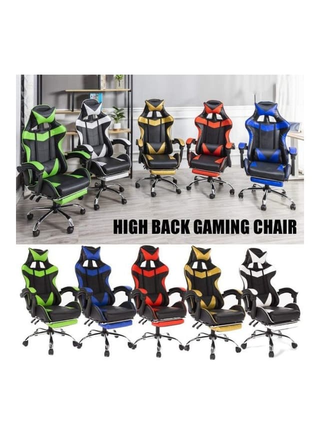 كرسي قيمنق اسود و ازرق Gaming Chair من Cool Baby