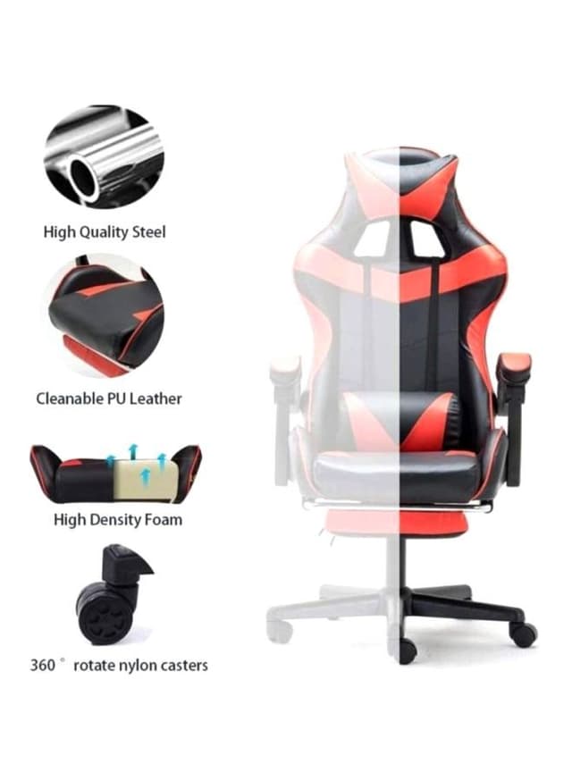 كرسي قيمنق اسود و احمر Gaming Chair من Cool Baby