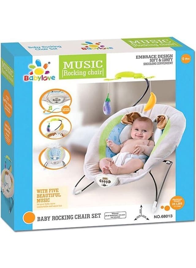 Order Cool Baby Musical Rocking Chair 95 x 95 x 90cm Now! | Jomla.ae
