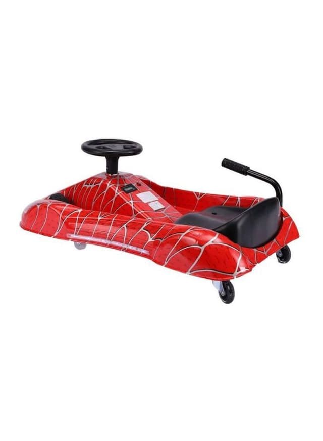 سكوتر كهربائي درفت للأطفال لون أحمر/ أسود Cool Baby - Electric Drifting Ride-On Car With Free Steering Wheel For Kids - 156811