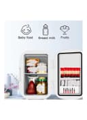 ثلاجة صغيرة للسيارة بسعة 6 ليتر Mini Refrigerator 6 l 45 W CZBX06XQQ White - Cool baby