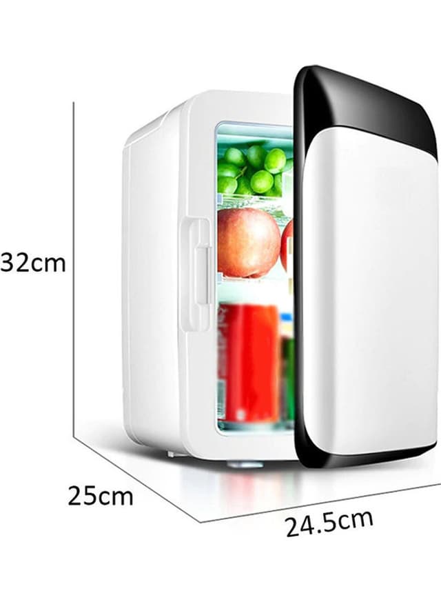 ثلاجة كهربائية صغيرة للمكياج والمشروبات محمولة 10 لتر Cool Baby Portable Home Refrigerator