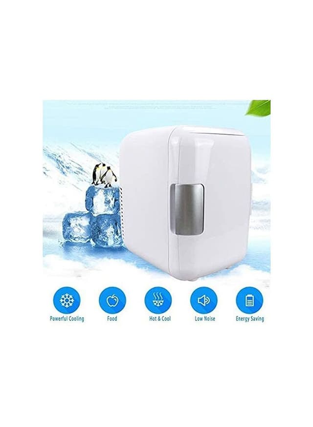 ثلاجة صفيرة للسيارة بسعة 4 ليتر Mini Car Refrigerator Cooling Heating Travel Fridge Portable - Cool baby - 156399