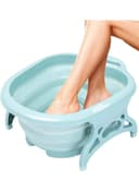 حوض نقع القدمين مع بكرات تدليك   Collapsible Foot Soaking Bath Basin