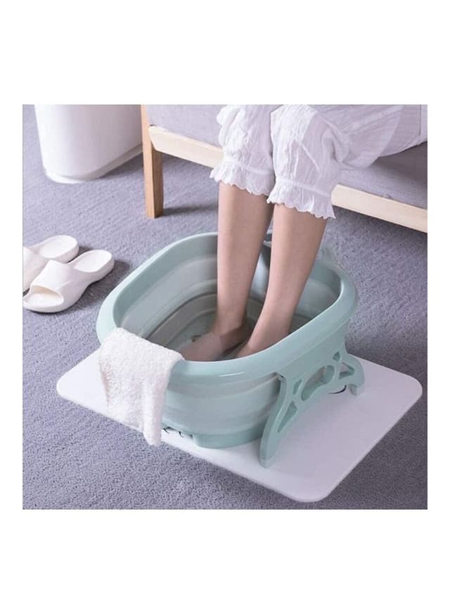 حوض نقع القدمين مع بكرات تدليك   Collapsible Foot Soaking Bath Basin