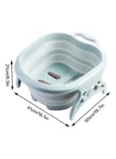 حوض نقع القدمين مع بكرات تدليك   Collapsible Foot Soaking Bath Basin