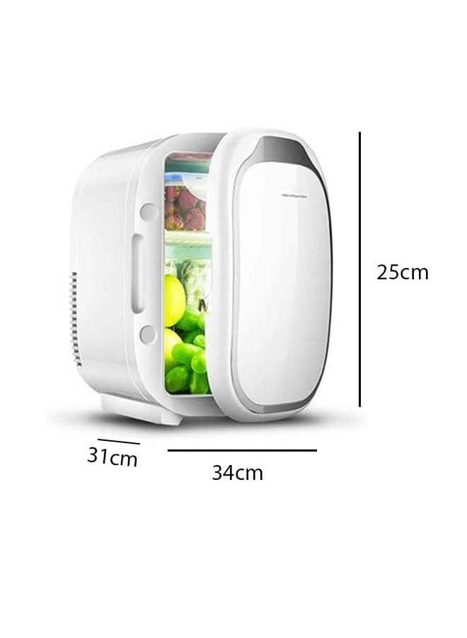 ثلاجة صغيرة للسيارة بسعة 6 ليتر Mini Fridge Dual Use Small Refrigerator Car/Home Cooler Warmer - Cool baby