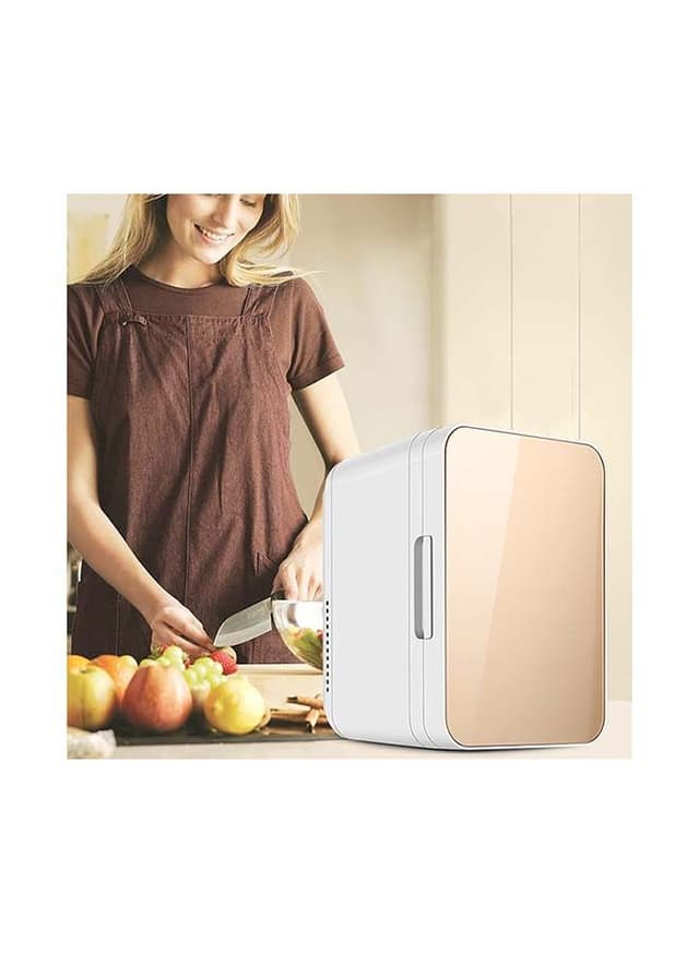 ثلاجة صغيرة للسيارة بسعة 8 ليتر Mini Fridge for Skincare Refrigerator Portable Dual-Use - Cool baby