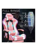 Cool Baby LED Light Gaming Chair With Bluetooth Speaker, Lumbar Support & Adjustable Back Bench Multicolour