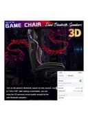 Cool Baby LED Light Gaming Chair With Bluetooth Speaker, Lumbar Support & Adjustable Back Bench Multicolour