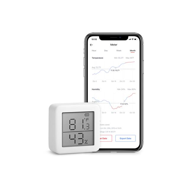 جهاز تحكم عن بعد بدرجة الحرارة Thermometer Hygrometer Hub Mini Smart Remote - SwichBot