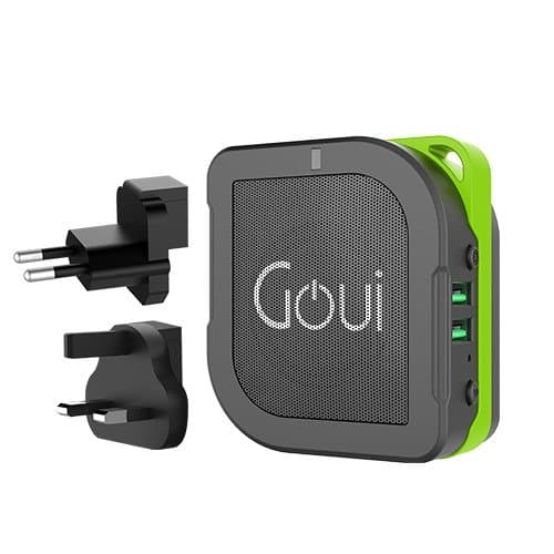 عروض باور بانك قوي 5200 مللي أمبير مع شاحن جداري وسبيكر مدمج Goui Buyuni Power bank,Speaker,wall Charger