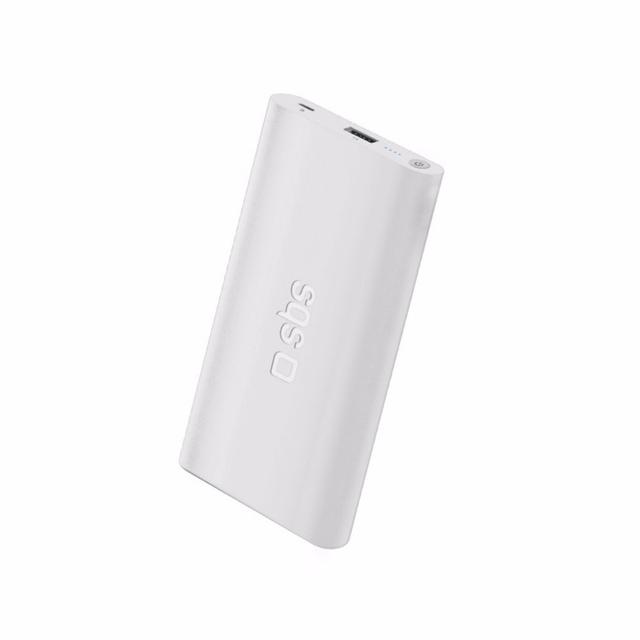 SBS EXTRA SLIM DUAL CHARGE POWER BANK 4000 MAH White - SW1hZ2U6MzMwNjY4