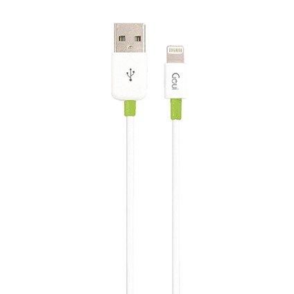 كيبل شحن ايفون Lighting الى USB بطول 3 متر - أبيض Goui - 3mt iPhone Cable