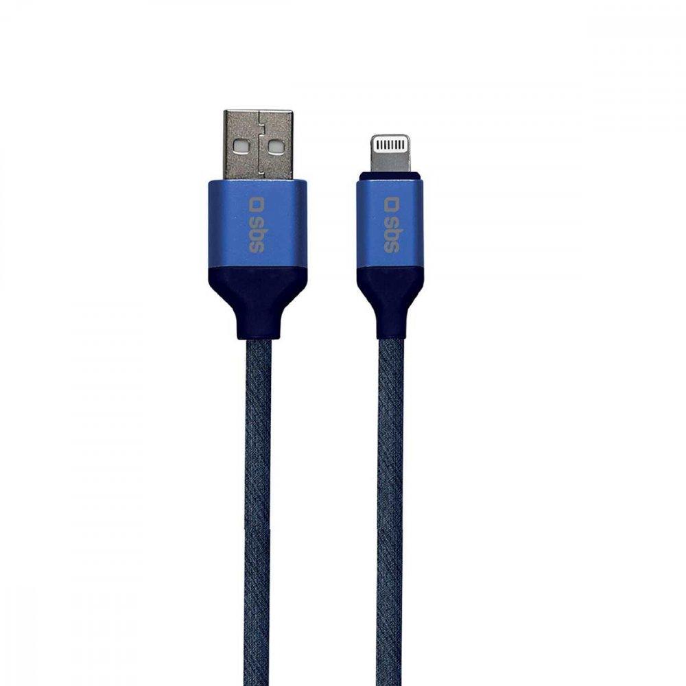 سلك شاحن ايفون 1متر iPhone Metal cable من SBS