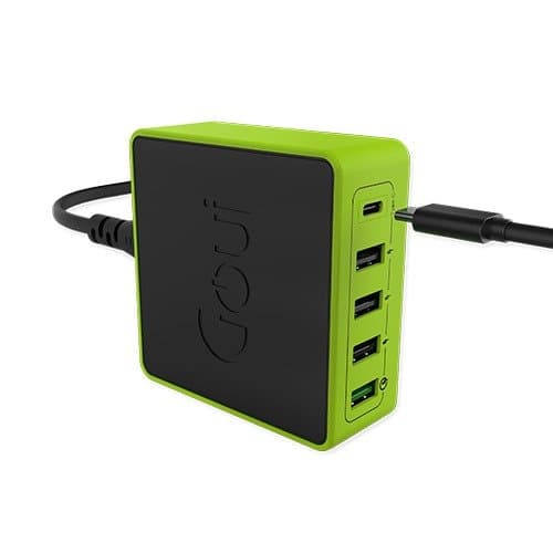قوي - كيمبا لايت شاحن مكتبي 5 منافذ 36 واط Goui Kimba X5 5 Port Pd Desktop Charger