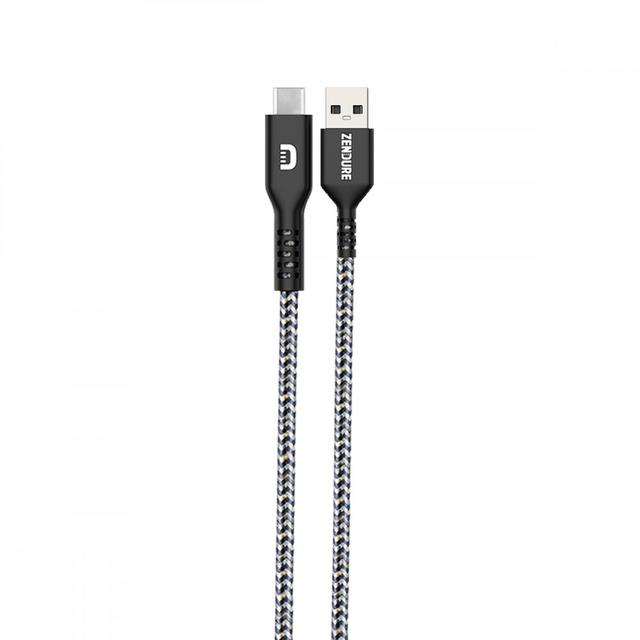 كيبل شحن زندور من USB الى USB-C لون أسود SuperCord USB-A to USB-C Cable - Zendure - SW1hZ2U6MzMyMTcx