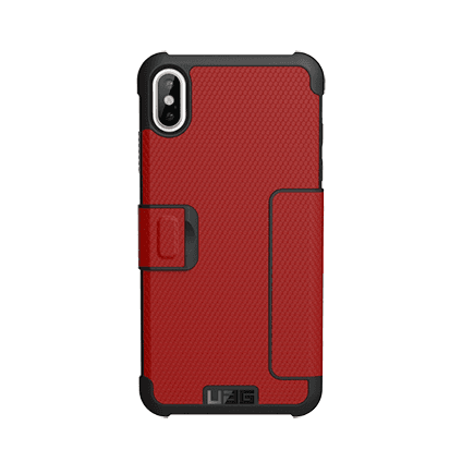 كفر موبايل بحماية 360 درجة لون أحمر  METROPOLIS iPhone XS Max Case - UAG