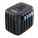 شاحن سفر زندور 30 واط لون أبيض Passport GO 30W USB-C World Travel Adapter - Zendure