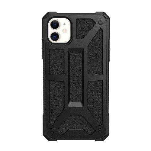 كفر موبايل بخمس طبقات حماية لون أسود Monarch iPhone 11 Case - UAG - SW1hZ2U6MzMxMzA5