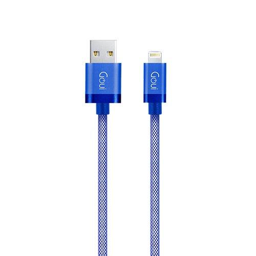 شحن ايفون قوي ازرق - iPhone Cable Metallic USB A to Lightning