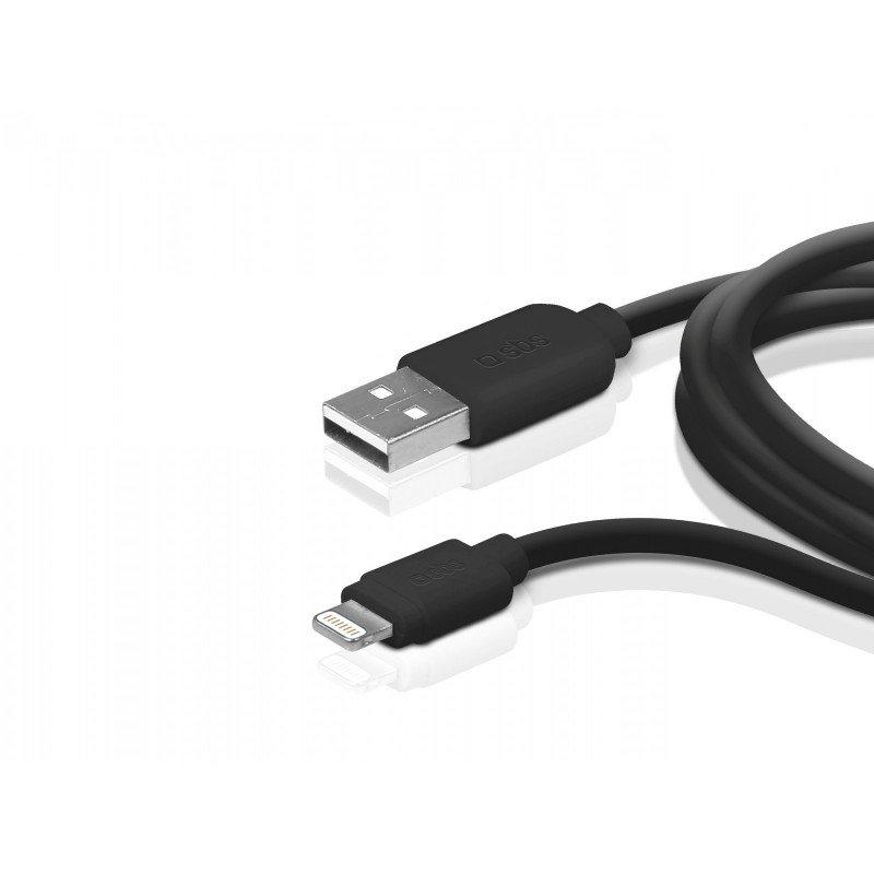 سلك شاحن ايفون 1متر Data Cable Apple Lightning من SBS