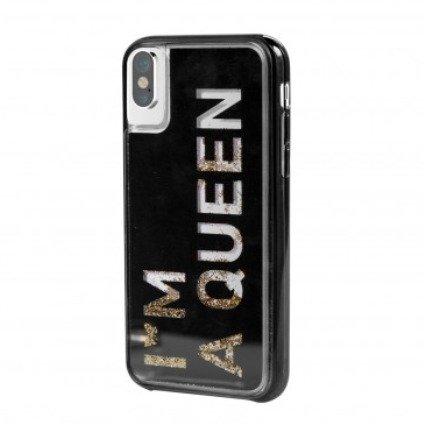 كفر ايفون اسود I'M QUEEN iPhone X Cover من SBS