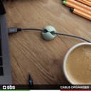 دبابيس مكتب سيليكون للكابلات SBS - SIlicon Desk Pins for Cables