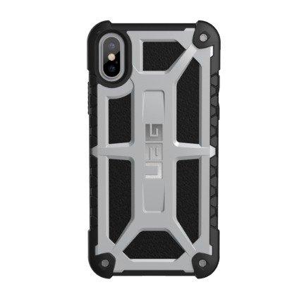 كفر موبايل بخمس طبقات حماية لون فضي Monarch iPhone X/XS Case - UAG