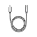كيبل نقل بيانات زندور من والى USB-C لون فضي Type-C Cable - Zendure