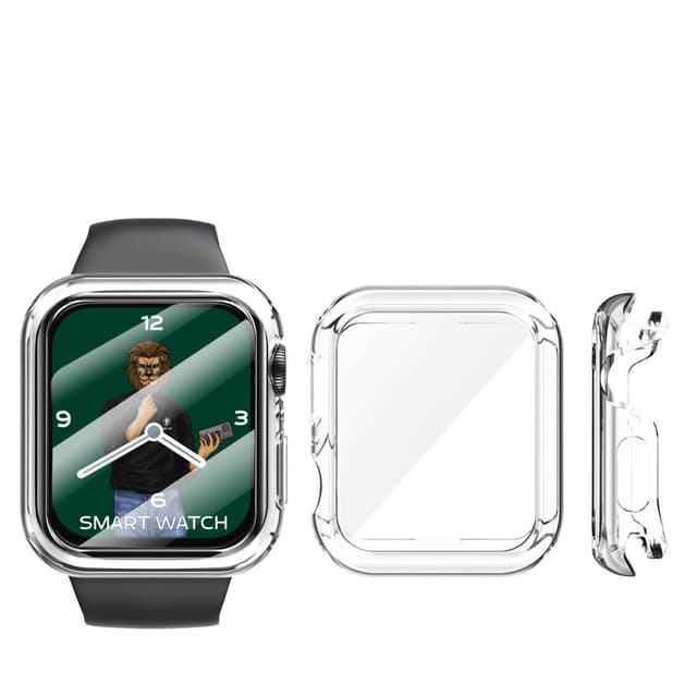 كفر حماية ساعة 7 Apple Watch بمقاس 45 مم شفاف |  Green Guard Plus PC Case