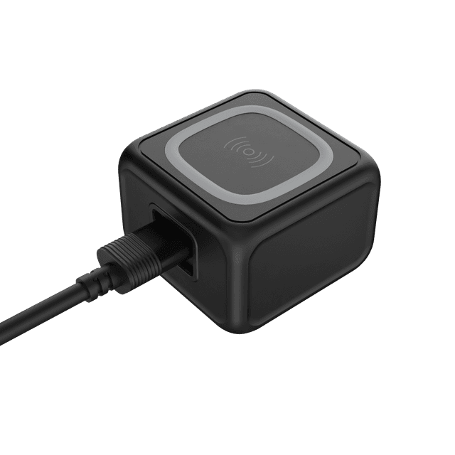 Porodo 3-Ports Fast Wireless Charger 15W PD 30W UK - Black