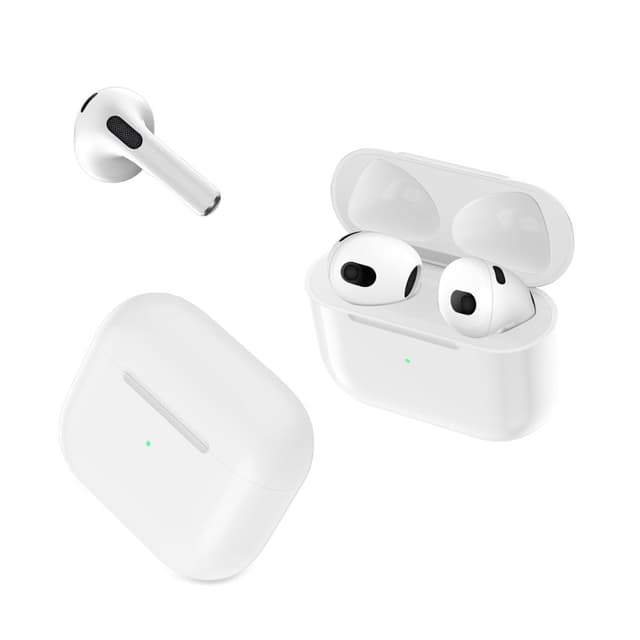 سماعات بدون سلك بلوتوث شحن سريع أبيض جرين ليون Green Lion White Fast Charging Wireless Earbuds - 286814