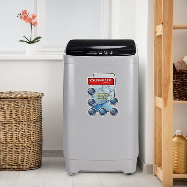 Olsenmark Fully Automatic Washing Machine 7.0 Kg Stainless Steel