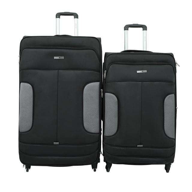 طقم حقائب سفر عدد 2 مادة النايلون بعجلات دوارة (28 ، 32) بوصة أسود PARA JOHN - Travel Luggage Suitcase Set of 2 - Luggage Spinner (28’’, 32’’) - SW1hZ2U6NDM2NTky