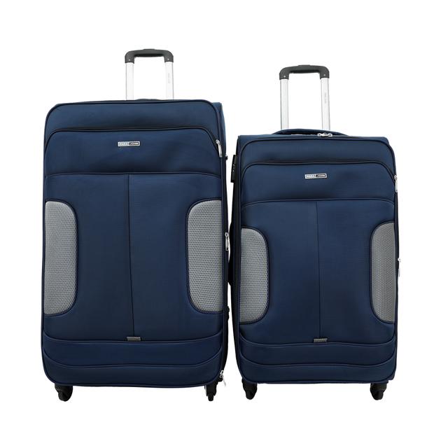 طقم حقائب سفر عدد 2 مادة النايلون بعجلات دوارة (28 ، 32) بوصة أزرق PARA JOHN – Travel Luggage Suitcase Set of 2 – Luggage Spinner (28’’, 32’’) - SW1hZ2U6NDM2NjA1