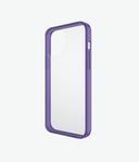 PANZERGLASS iPhone 13 Pro Max - Clear Case Color - Drop Protection Treated w/Anti-Microbial - Grape - SW1hZ2U6MzU4NzY0