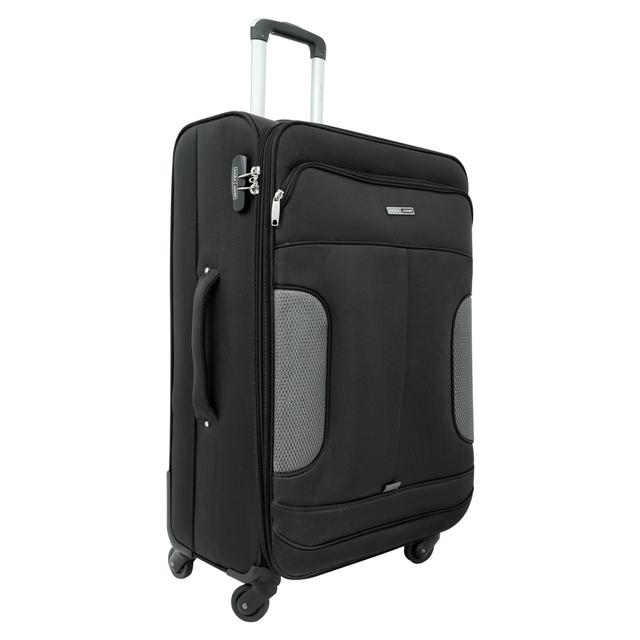 طقم حقائب سفر عدد 2 مادة النايلون بعجلات دوارة (28 ، 32) بوصة أسود PARA JOHN - Travel Luggage Suitcase Set of 2 - Luggage Spinner (28’’, 32’’) - SW1hZ2U6NDM2NjAw