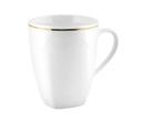 Royalford 14Oz Bone Wave Square Coffee Mug - Large Coffee & Tea Mug, Traditional Extra Large Tea Mug - SW1hZ2U6Mzg3NDE5