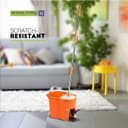 ممسحة ارضيات 360 درجة لون برتقالي من رويال فورد Royalford RF4238 360 Mop and Bucket Set - 175152