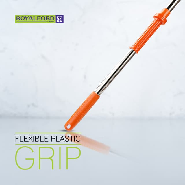 ممسحة ارضيات 360 درجة لون برتقالي من رويال فورد Royalford RF4238 360 Mop and Bucket Set - 175154