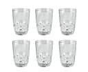 طقم كاسات عصير زجاجي 6 قطع 250 مل Royalford - 250ml 6Pcs Glass - Portable Drinking Glass