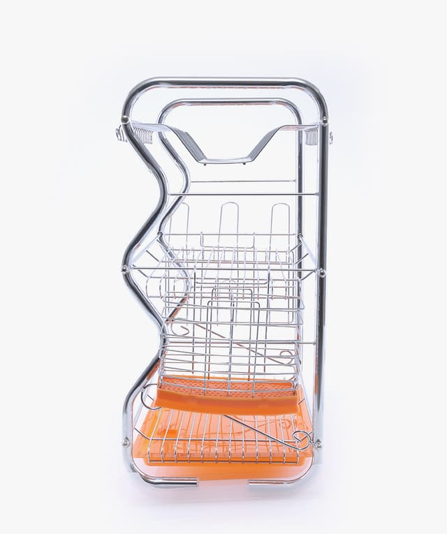 سلة تجفيف الصحون ( 3 رف ) - فضي Royalford - Dish Rack With Cutlery Holder