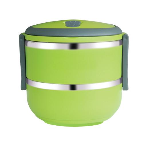 Royalford Double Layer Lunch Box - Leak-Proof & Airtight Lid Food Storage Container - High-Quality