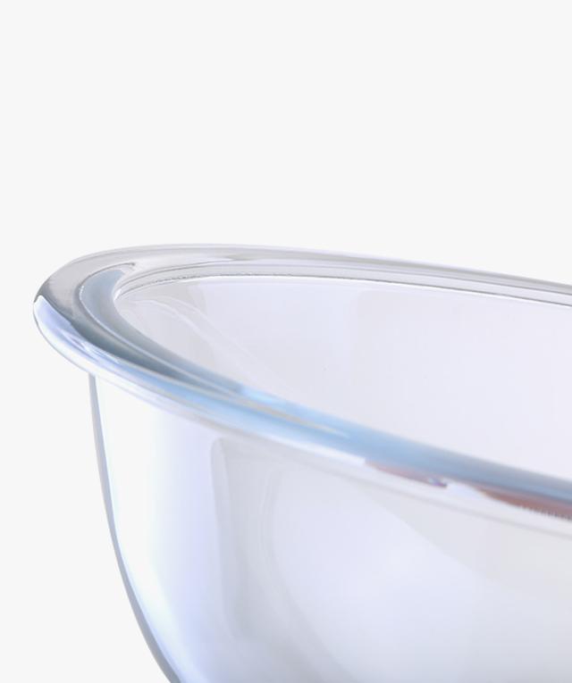 Royalford 1.3L Glass Mixing Bowl - Elegant Deep Design & Shape Mixing Bowl - SW1hZ2U6Mzc3MjIz