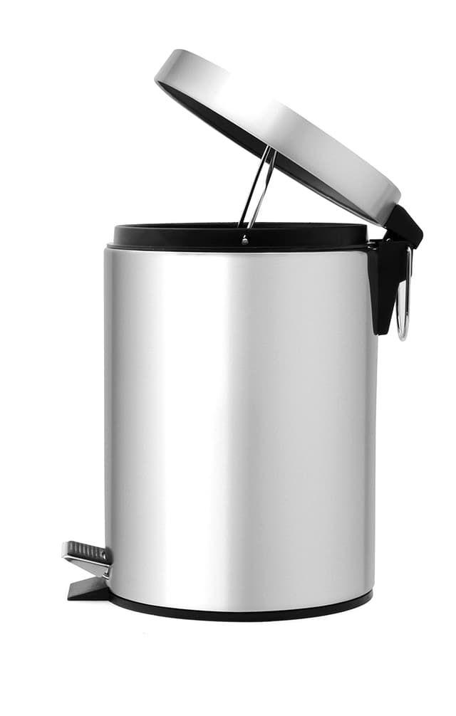 سلة مهملات ستانلس ستيل مع دواسة رويال فورد Royalford Stainless Steel Pedal Bin, 7L