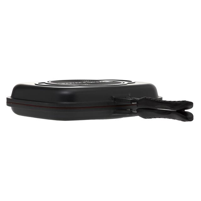 Royalford Double Grill Pan, 32 Cm - Die-Cast Double Sided Non-Stick Griddle Pan - Foldable Flipping - SW1hZ2U6MzkwNTEz