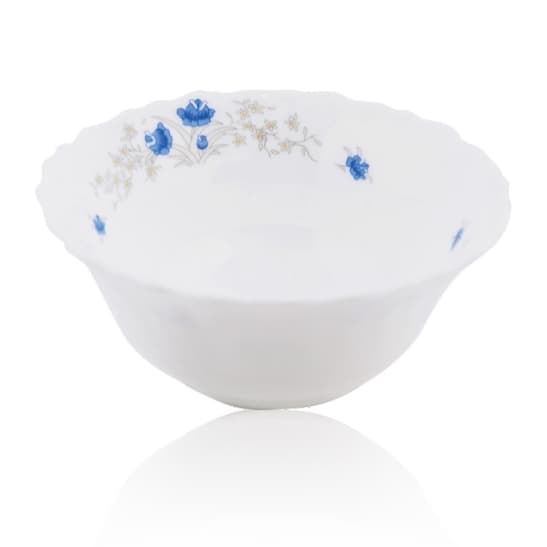 زبدية شوربة ميلامين ابيض رويال فورد Royalford Opal Ware Romantic Soup Bowl, 10 Inch