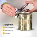 Royalford Stainless Steel Can Opener With Tube Handle - SW1hZ2U6Mzc1NTg4