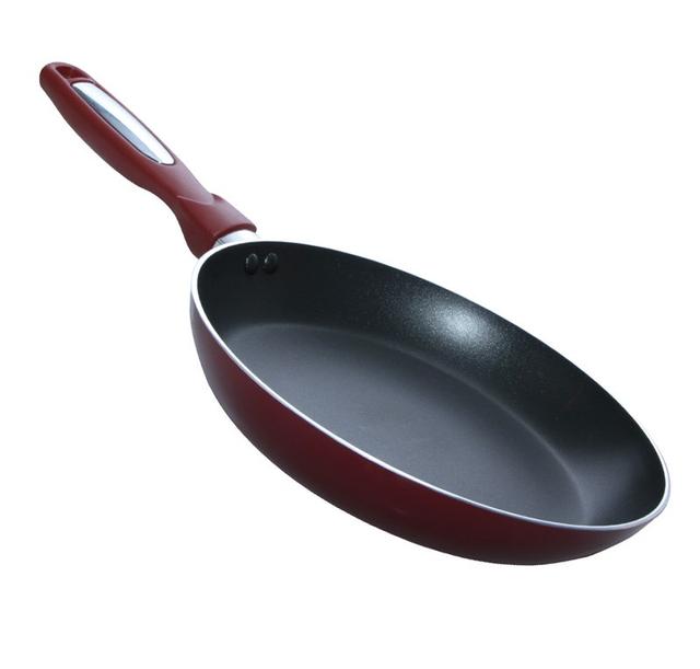 مقلاة ألمنيوم 32 سم غير لاصقة أحمر رويال فورد Royalford Non Stick Fry pan - SW1hZ2U6MzY1OTAz